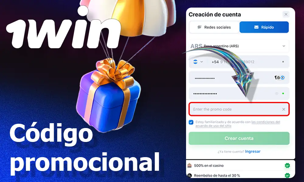Código promocional 1win: Desbloquea más premios en Argentina